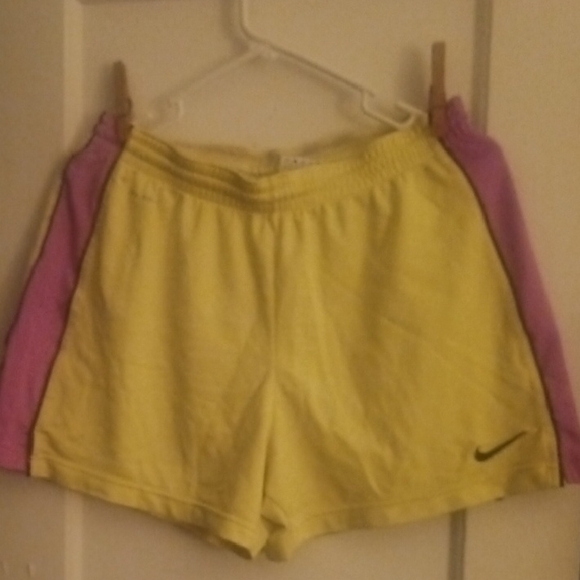 Nike Dri-FIT Yellow Shorts - Picture 1 of 3